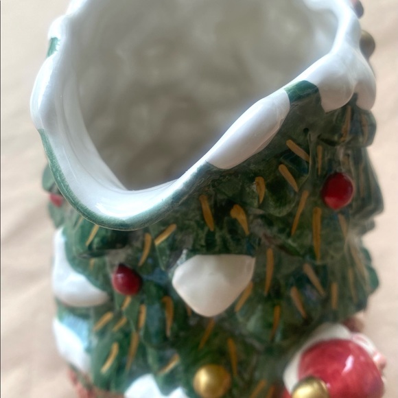 1995 OMNIBUS By Fitz & Floyd Mint Condition Christmas Water Pitcher - Picture 7 of 8